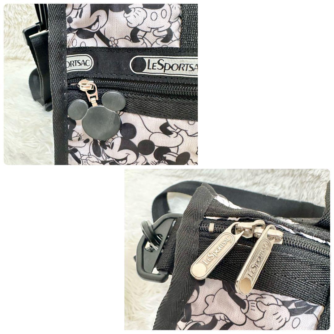 【美品】LeSportsac ミッキーマウス ミニボストン 2way 総柄