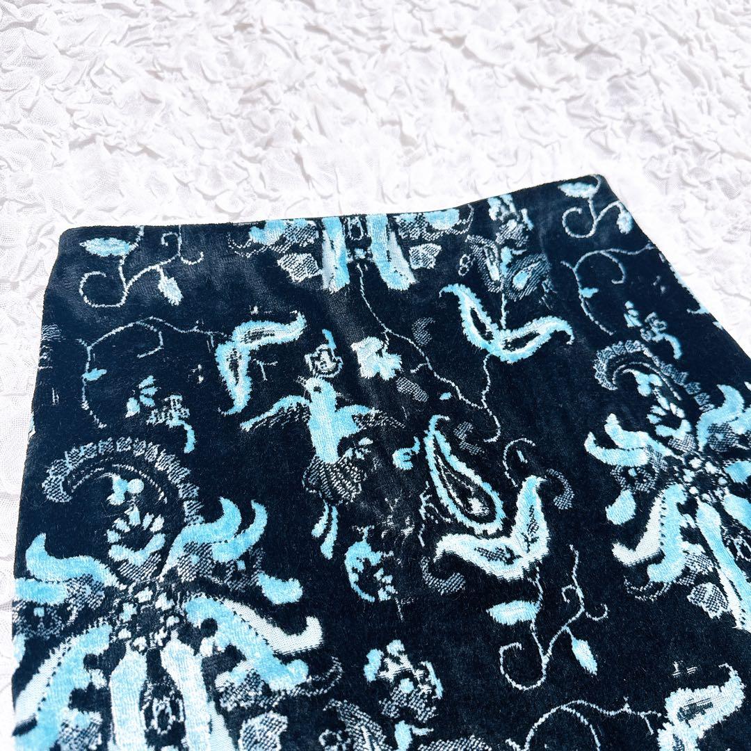 25AW マメクロゴウチ　スカート　Velour Jersey I-Line