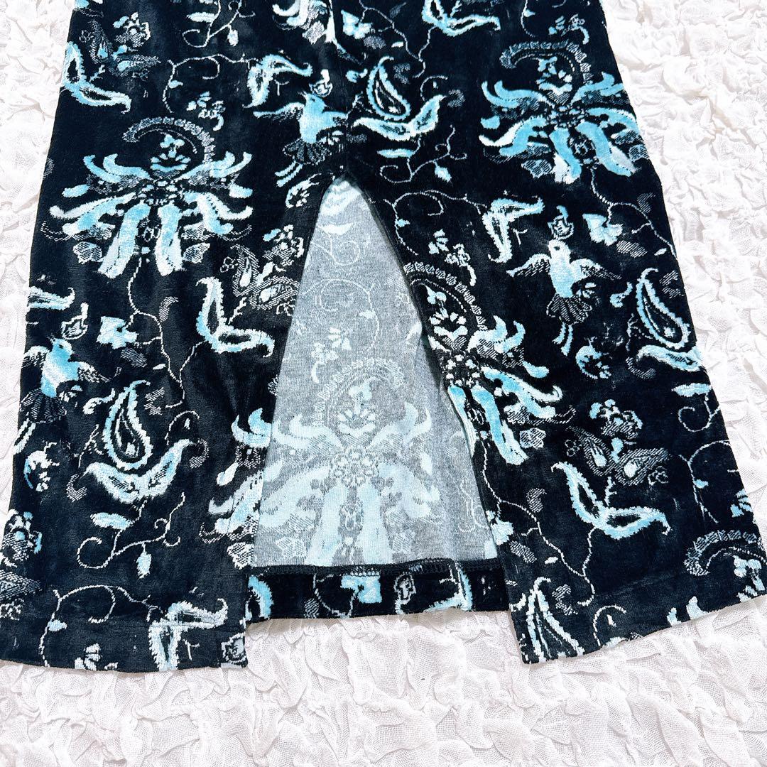 25AW マメクロゴウチ　スカート　Velour Jersey I-Line