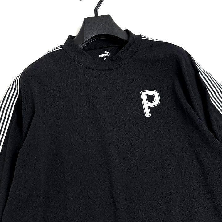 新品 プーマ ゴルフ ストレッチ モックネックシャツ オーバーサイズ 黒 XXL