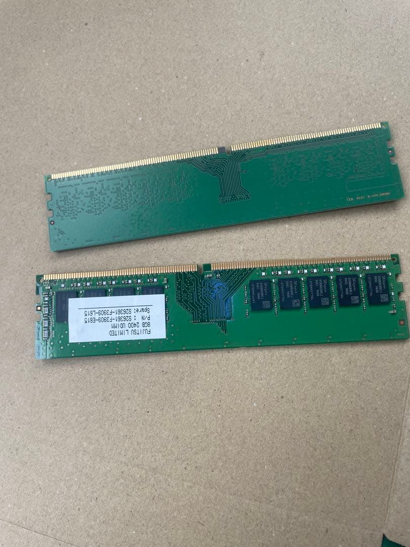 Samsung SKhynixDDR4 2666v 8GBメモリー　2枚