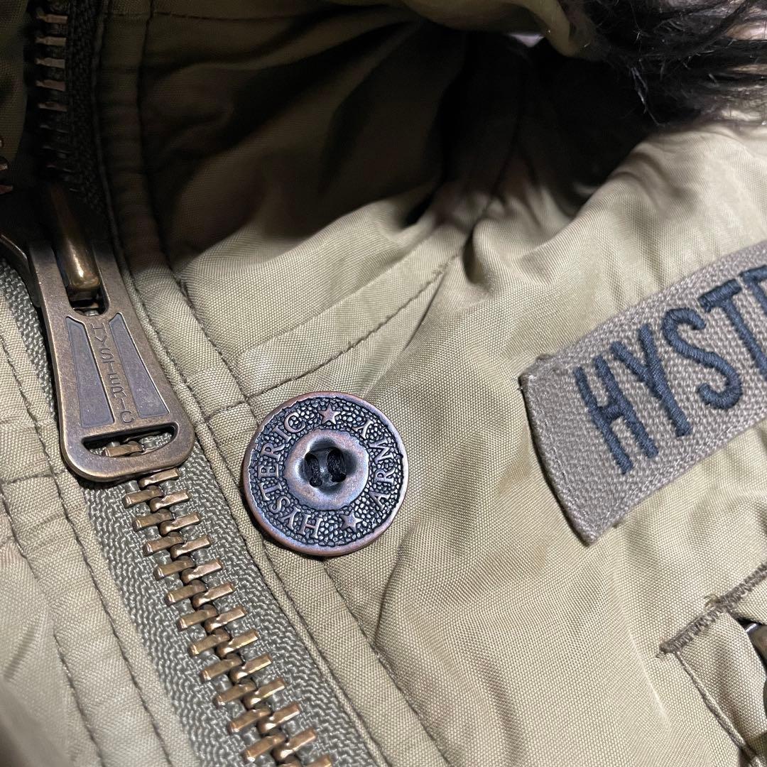 Hysteric ヒステリックグラマー モッズコート ファー グランジ ギャル