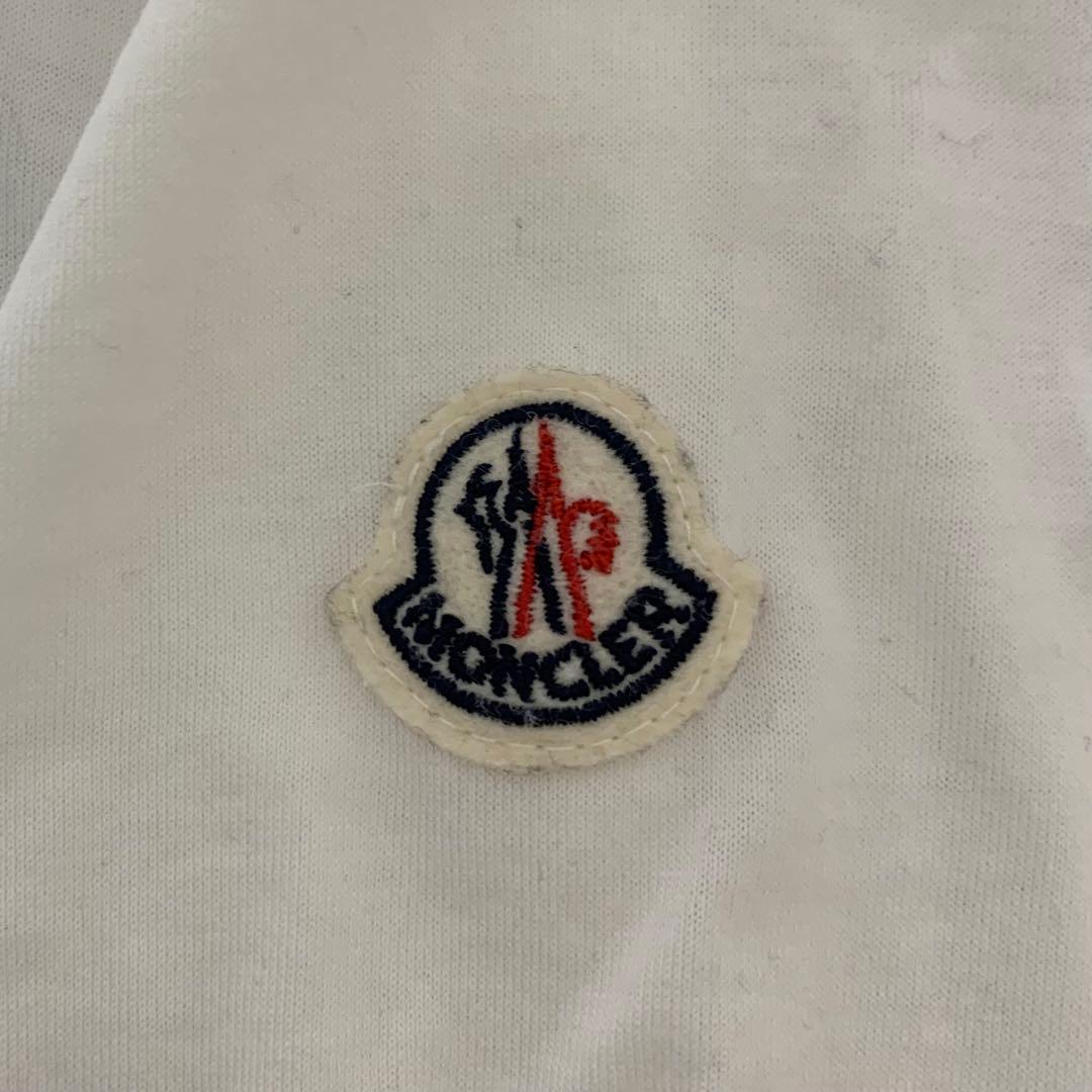 MONCLER ホワイト Tシャツ ポケット付き