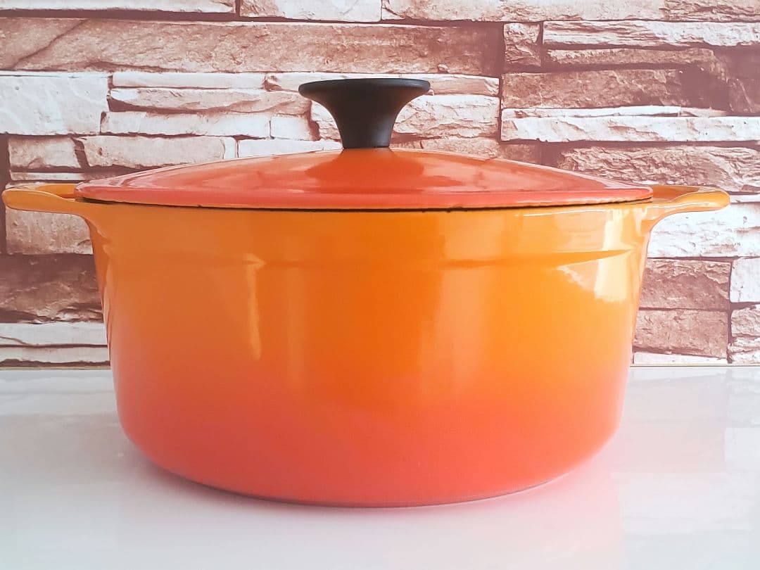 【希少品/週末価格】クーザンス　両手鍋　ヴィンテージココット　18cm