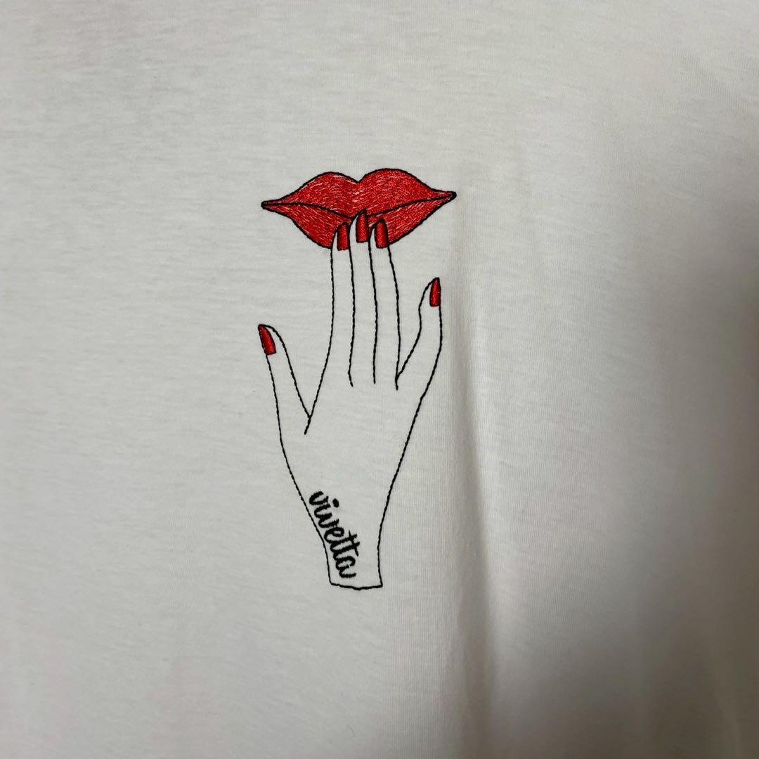 VIVETTA ヴィヴェッタ Tシャツ 刺繍 ホワイト