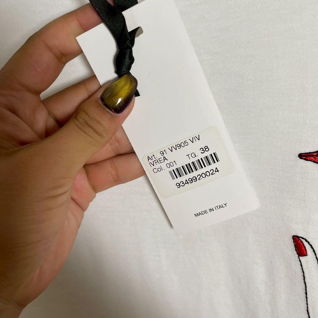 VIVETTA ヴィヴェッタ Tシャツ 刺繍 ホワイト