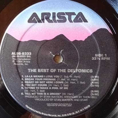 洋楽 DELFONICS/THE BEST OF THE DELFONICS