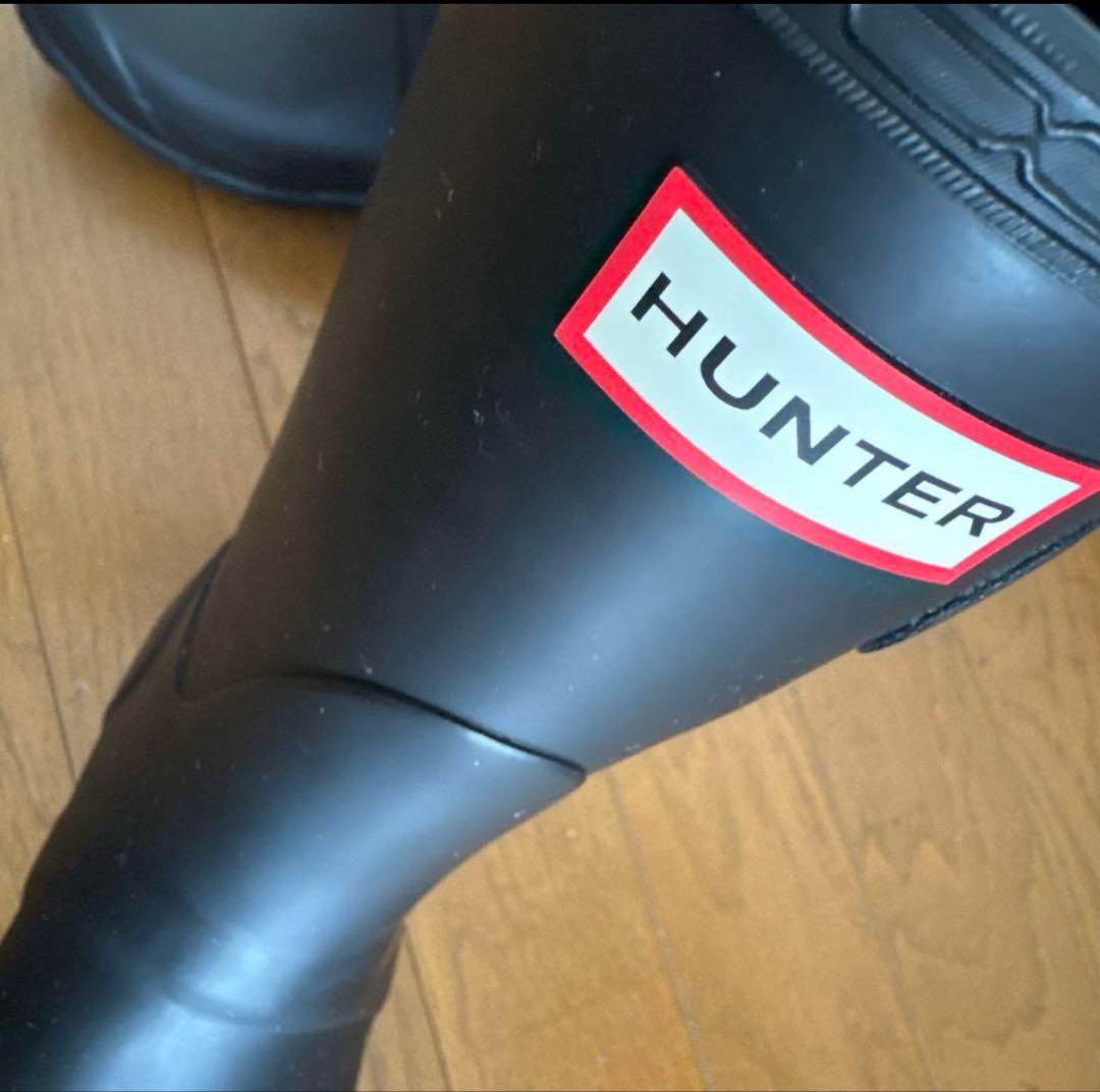 HUNTER ブラック 長靴・レインブーツ US4