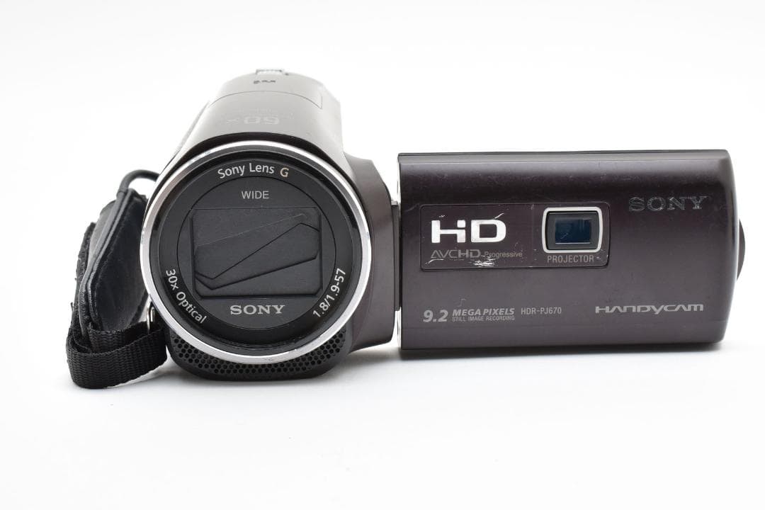 【美品】SONY Handycam HDR-PJ670 ボルドーブラウン
