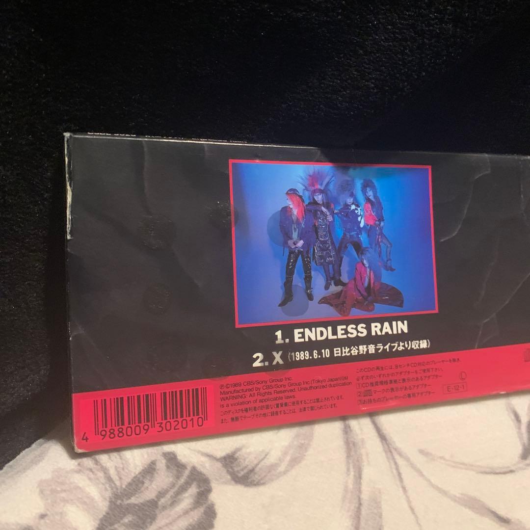 X（エックス）初回盤8cmCD/紅+ENDLESS RAIN+WEEK END