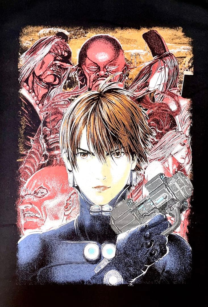 激レア GANTZ Tシャツ　玄野計　レイカ　アニメ　ガンツ　ブラック　XL