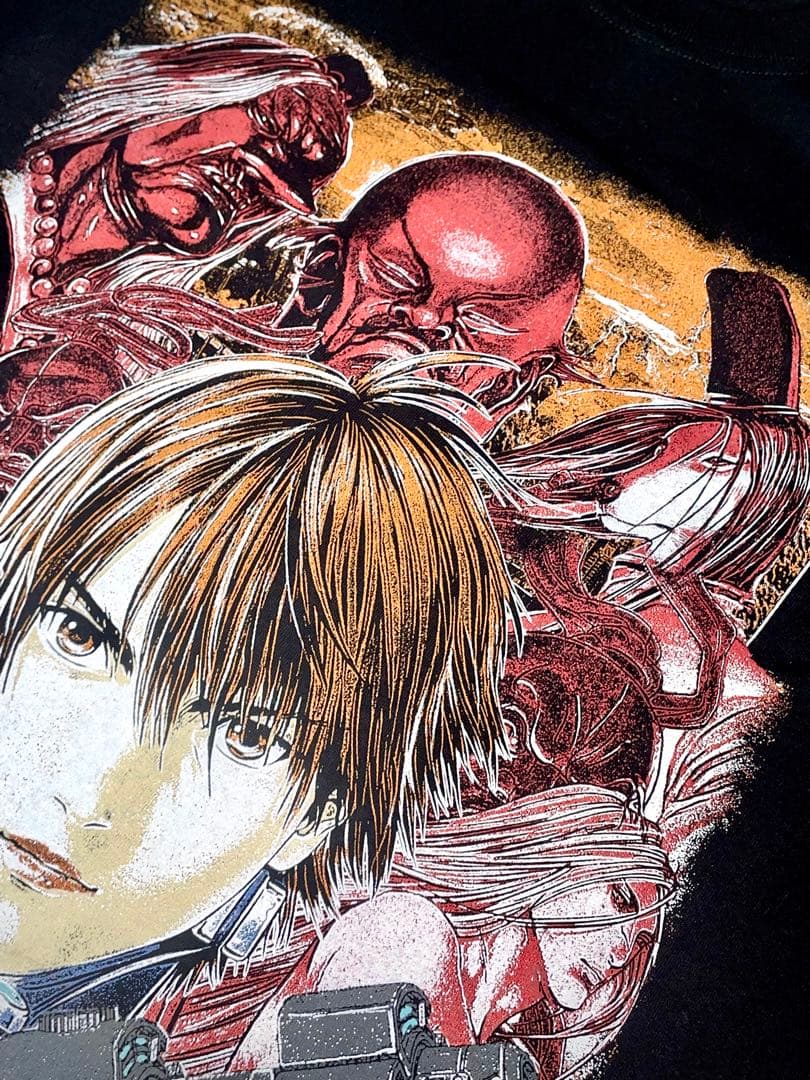 激レア GANTZ Tシャツ　玄野計　レイカ　アニメ　ガンツ　ブラック　XL