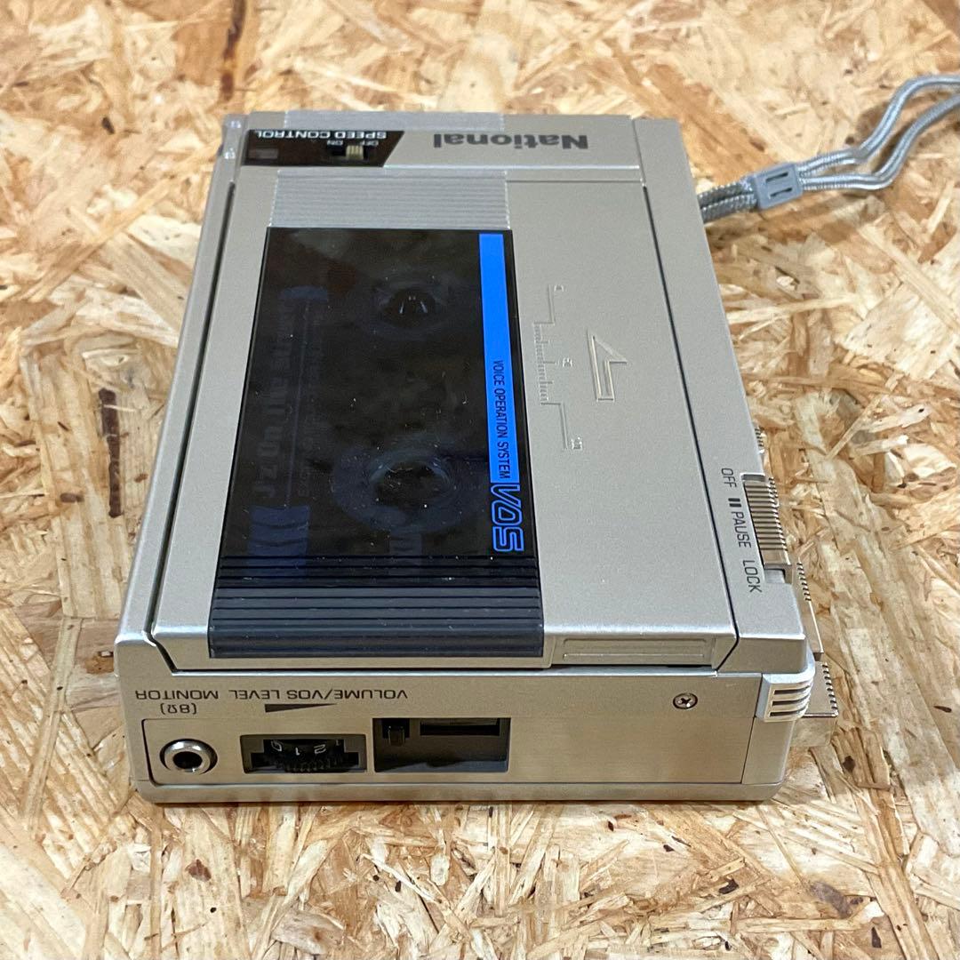 ナショナル RQ-355 ミニカセットレコーダー 元箱 説明書付 再生確認済