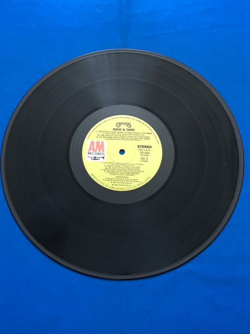 LP♢カーペンターズ♢ナウ・アンド・ゼン♢GP-220♢うg5085w50