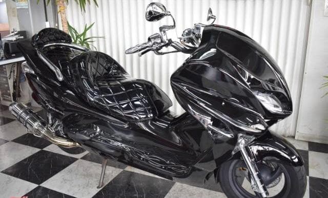 【新品・社外】ホンダ フォルツァ MF08 張替え シートカバー 艶あり 黒
