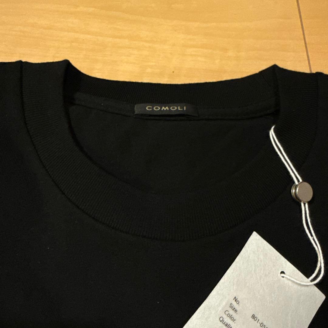 COMOLI コモリ コットンジャージ 半袖Tシャツ size3