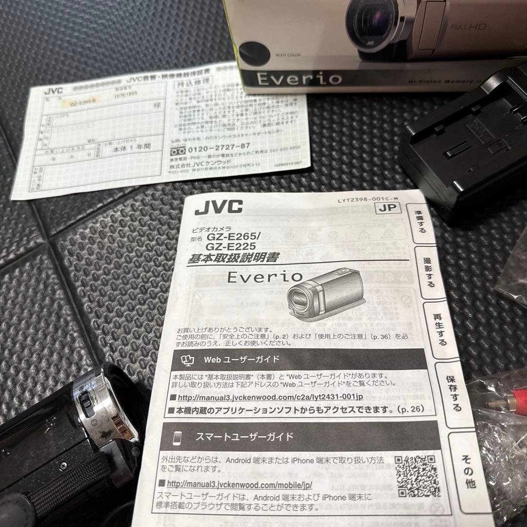 JVC KENWOOD　GZ-E265 ビデオカメラ FULL HD　中古