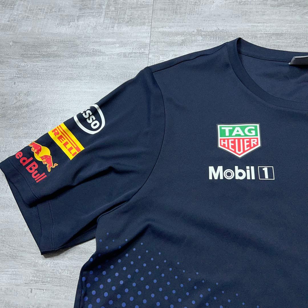美品 PUMA レッドブルレーシング チーム 2021 Tシャツ XL ネイビー