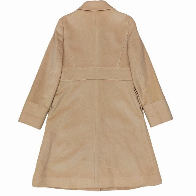 【美品】INED　カシミヤ100％　ロング　チェスターコート　裏レース　ベージュ