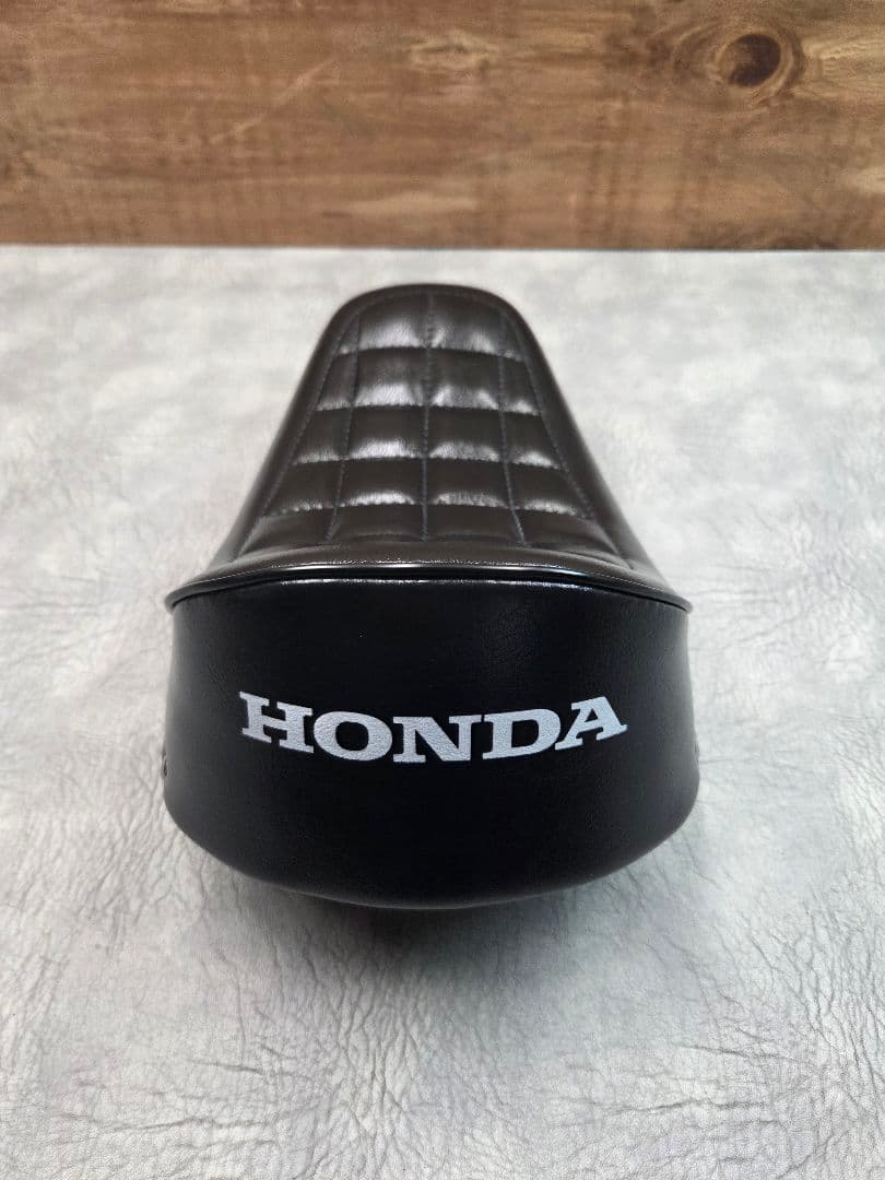 新品!　モンキー　猫背シート　Z50J/AB27　HONDA　艶あり黒レザー