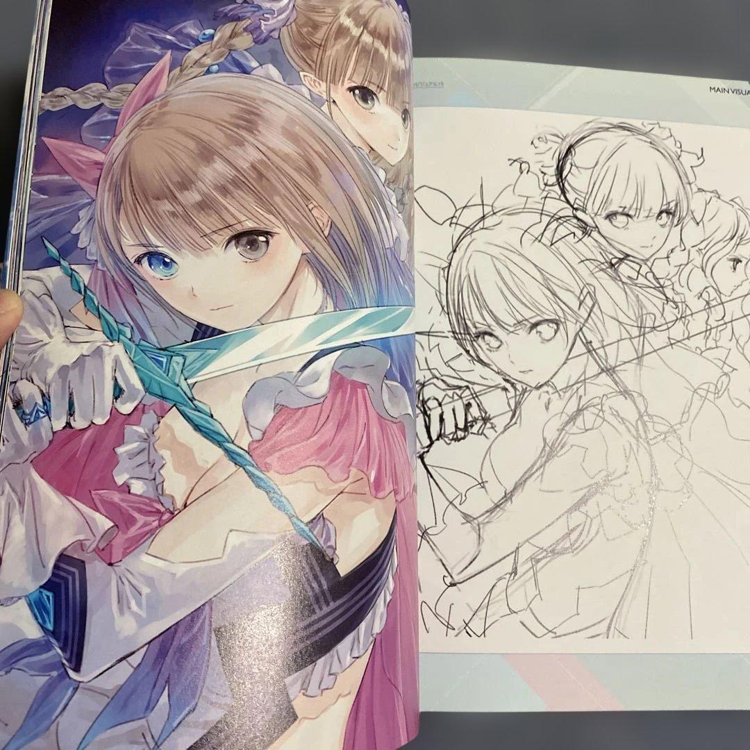 BLUE REFLECTION幻に舞う少女　公式ビジュアルコレクション岸田メル