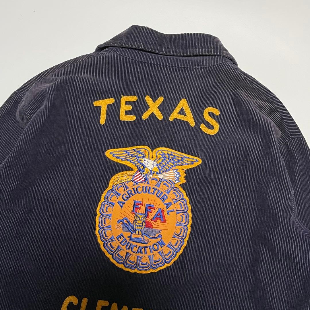 激レア　FFA ファーマーズジャケット　TEXAS　ブルゾン　短丈　y2k　希少