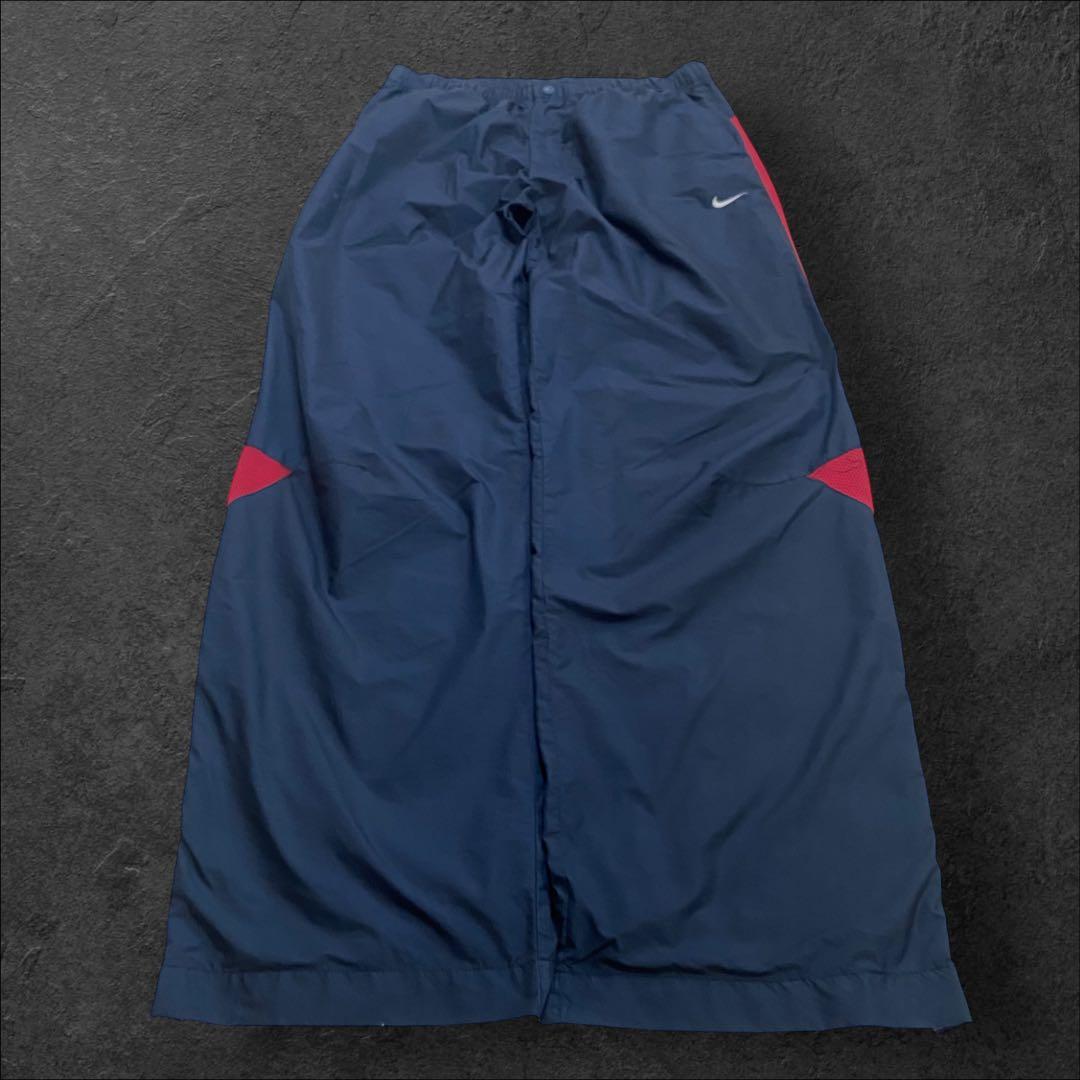 00s 極太 nike buggy wide nylon pants y2k L
