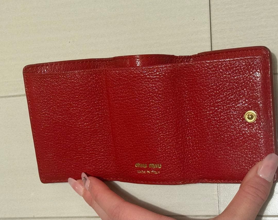 MIU MIUラブレターミニウォレットミニ財布 ミュウミュウ