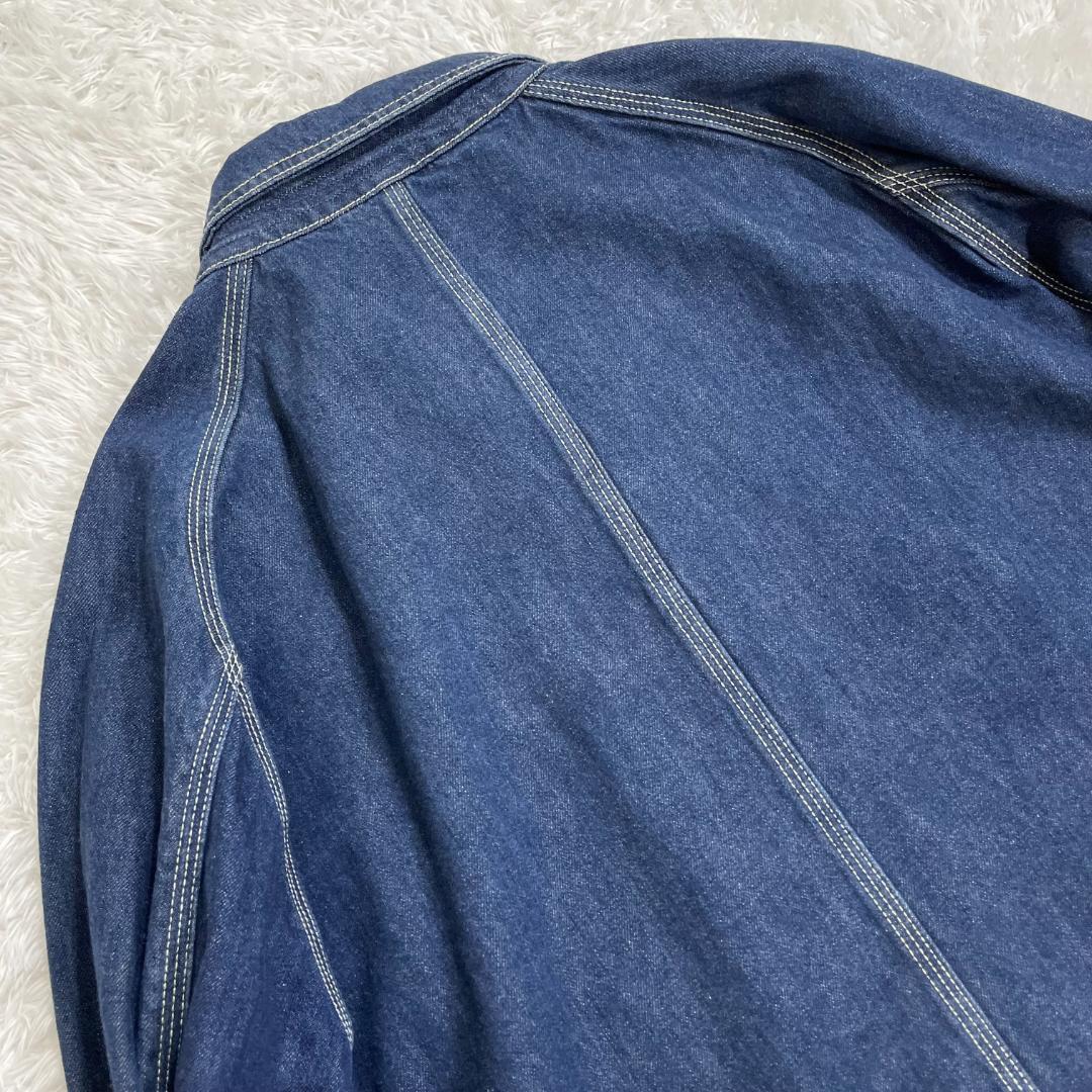 【美品】 Eddie Bauer エディーバウアー デニムカバーオール L