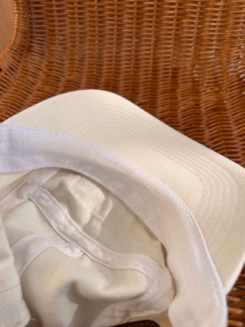 Supreme コットンキャップ オフホワイト
