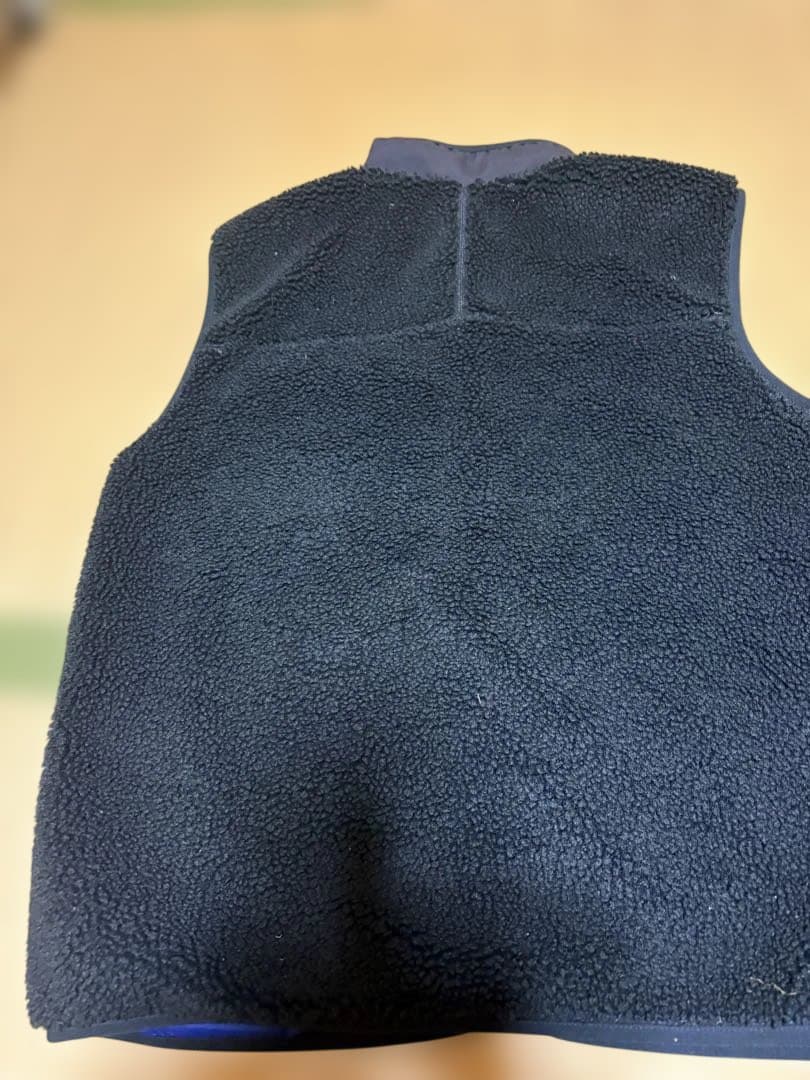 patagonia ブラック フリースベスト レトロX