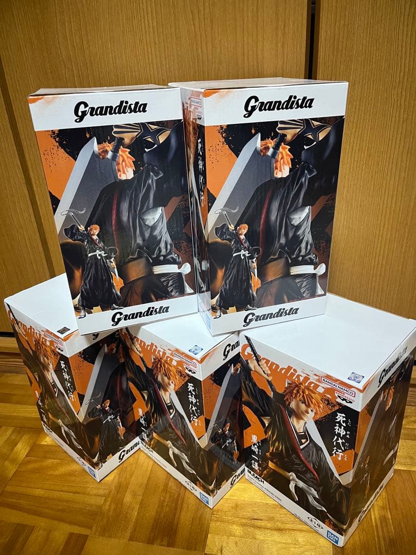ブリーチ Grandista 黒崎一護 フィギュア 5個セット