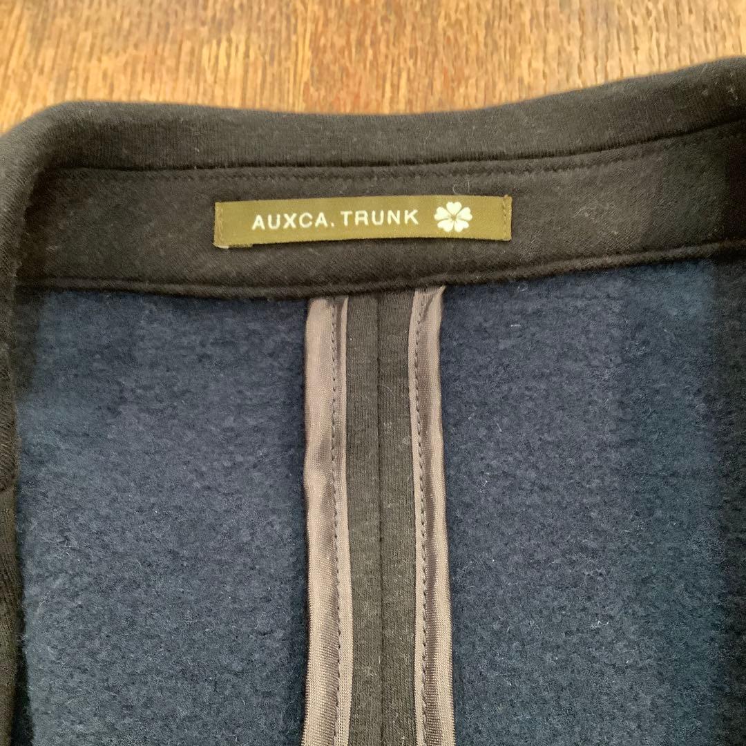 ✨美品✨AUXCA.TRUNK ソフトリュクスカシミヤダブルジャケット　ネイビー
