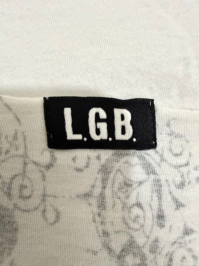 希少 LGB ルグランブルー HSC ラメ スカル 英字 蛇 tシャツ