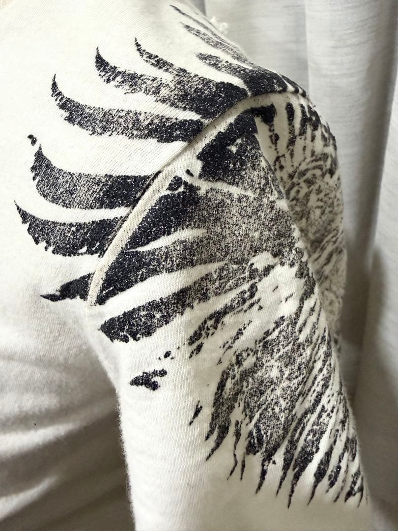 希少 LGB ルグランブルー HSC ラメ スカル 英字 蛇 tシャツ