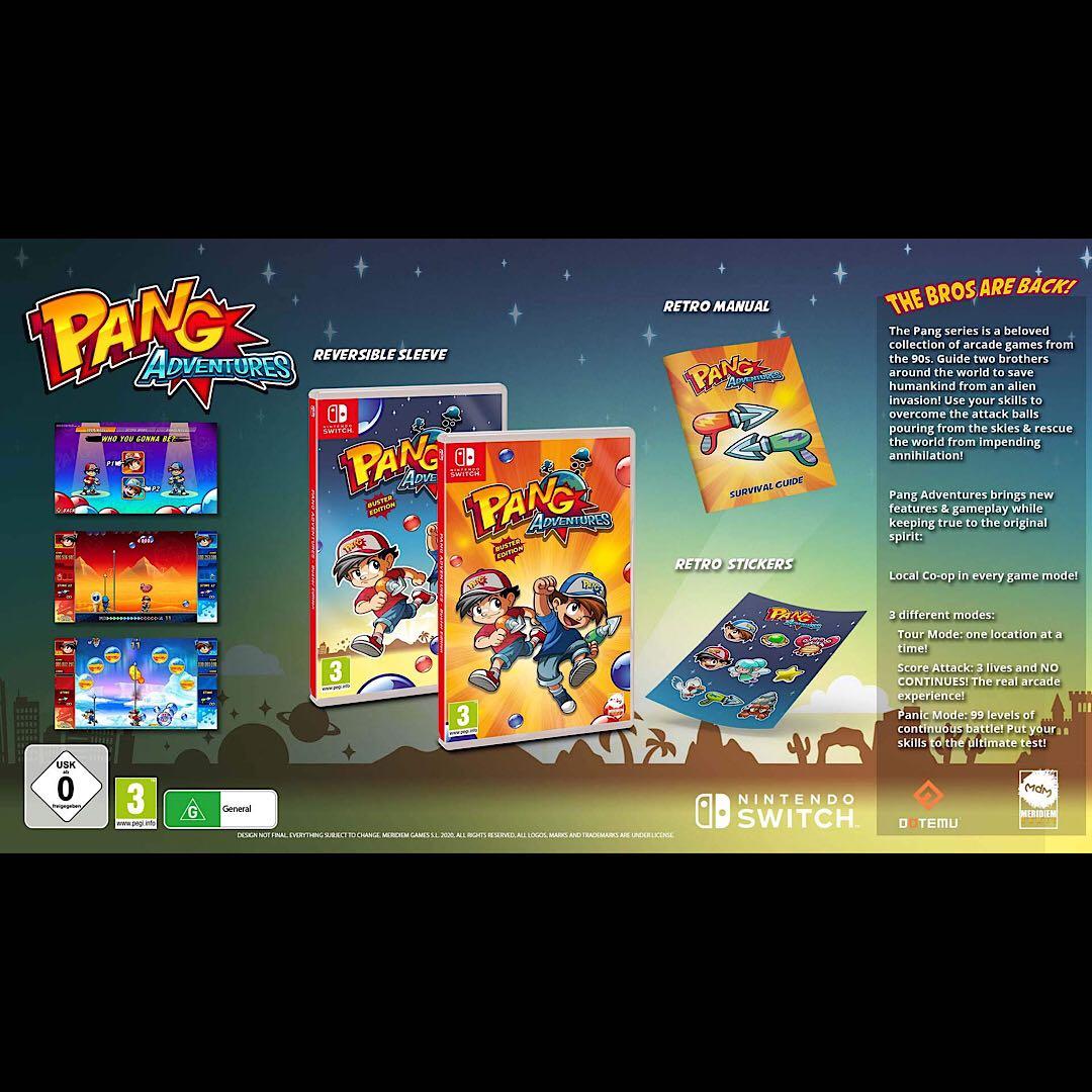 Nintendo Switch Pang Adventures Buster Edition switch