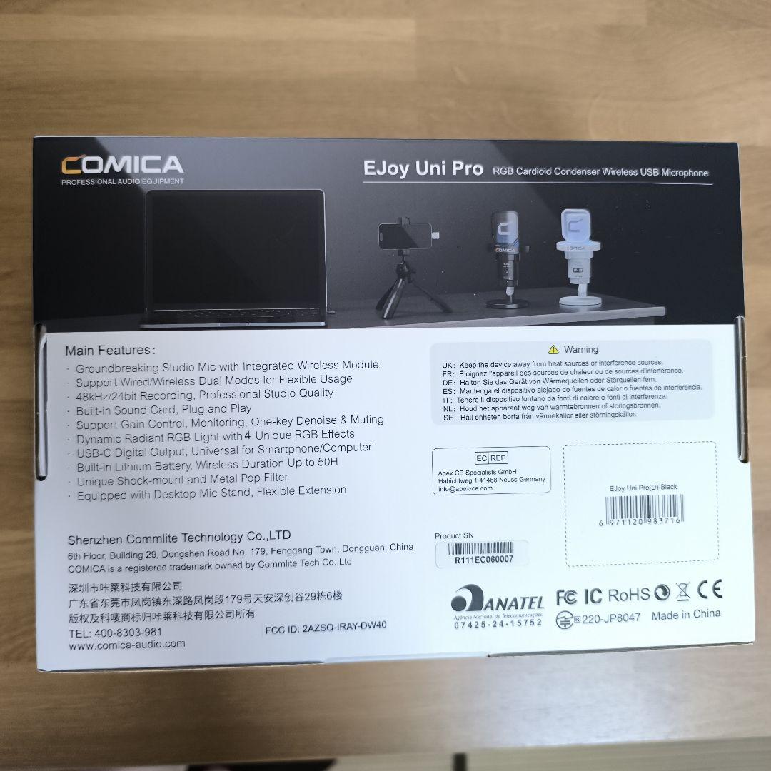 配信機器・PA機器・レコーディング機器 Comica Uni Pro D