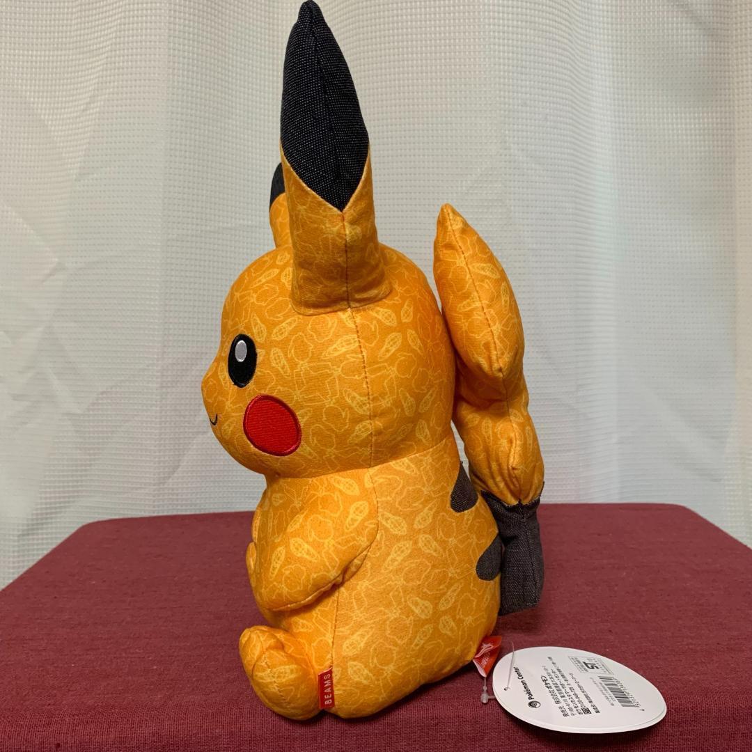 ポケモンセンター×ビームス ピカチュウ パッチワーク ぬいぐるみ