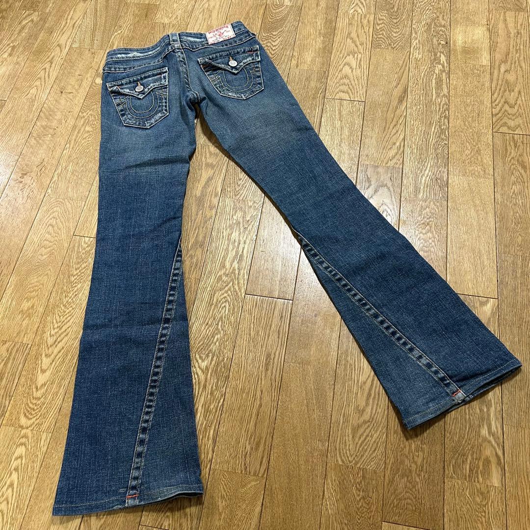 USA製 フレアデニムパンツ 25TRUE RELIGION トゥルーレリジョン