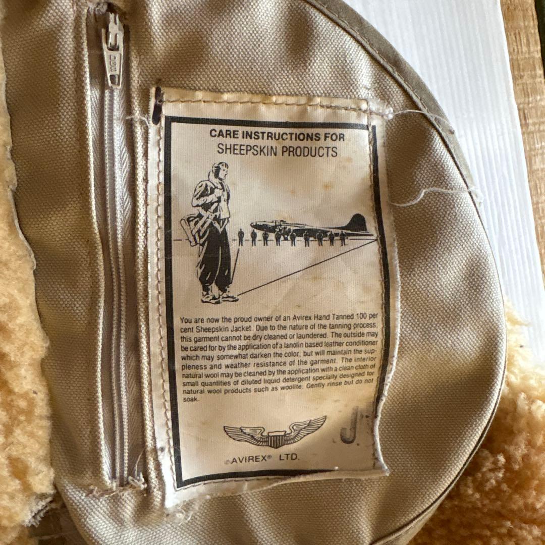アビレックス　AVIREX B3 40 エクリュー