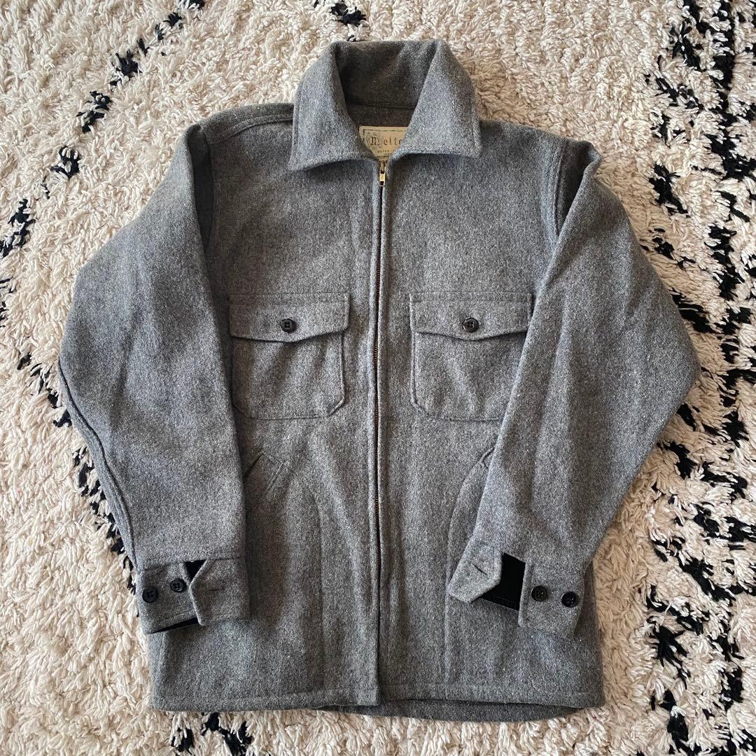90s vintage USA製 ジップアップ CPOジャケット　size:S