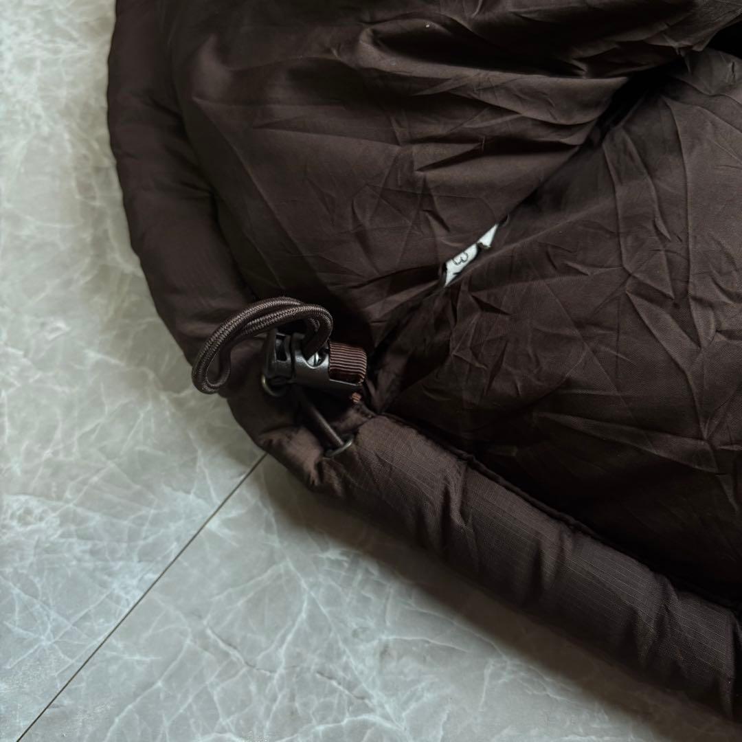 【大人気モデル‼️】North Face ダウンベスト センターロゴ ブラウン L