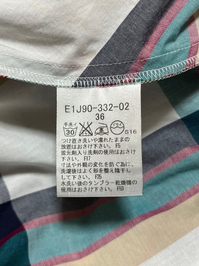 美品 BURBERRY BLUE LABEL フリル×ティアードワンピース