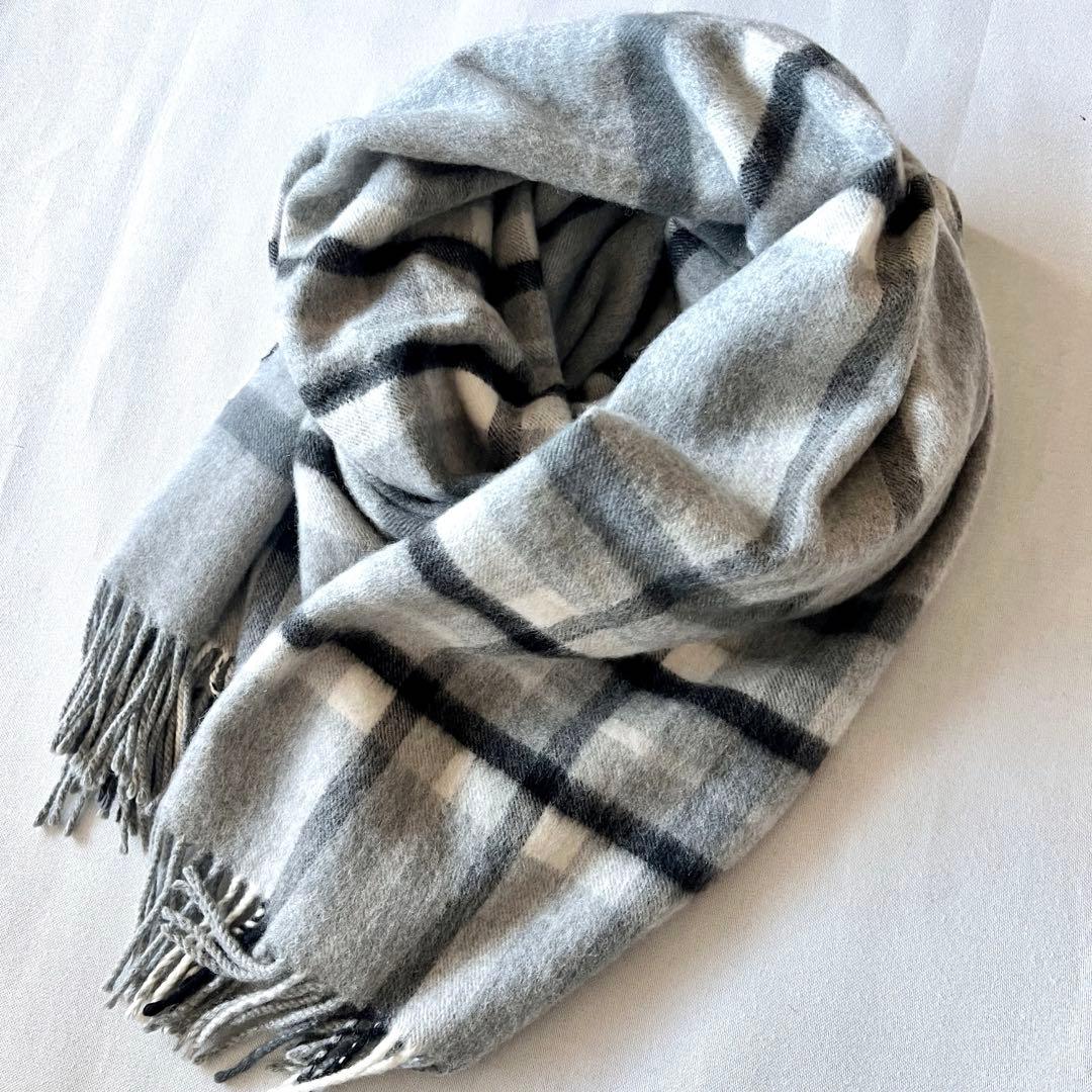 【国内正規品】エストネーション別注　ジョンストンズ　カシミア100%大判ストール