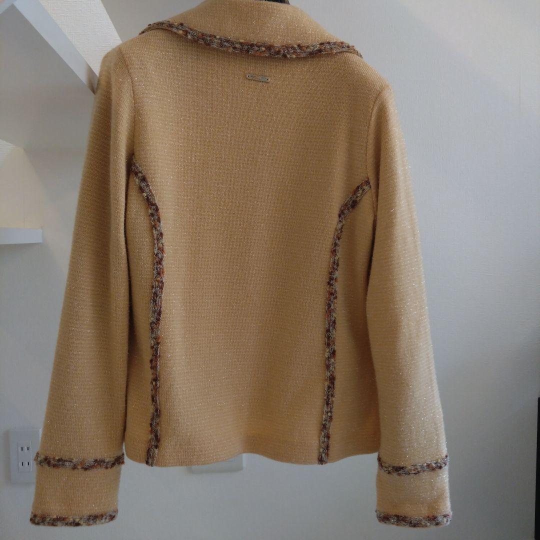 ラスト美品　レオナール　Leonard　ジャケット　コート　ベージュ 42
