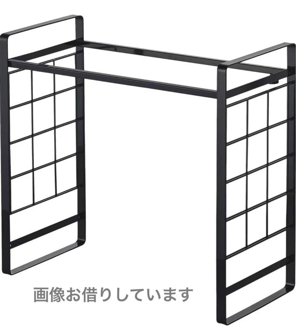 【migeruhakkutsu】シンク上 伸縮 システムラック ブラック