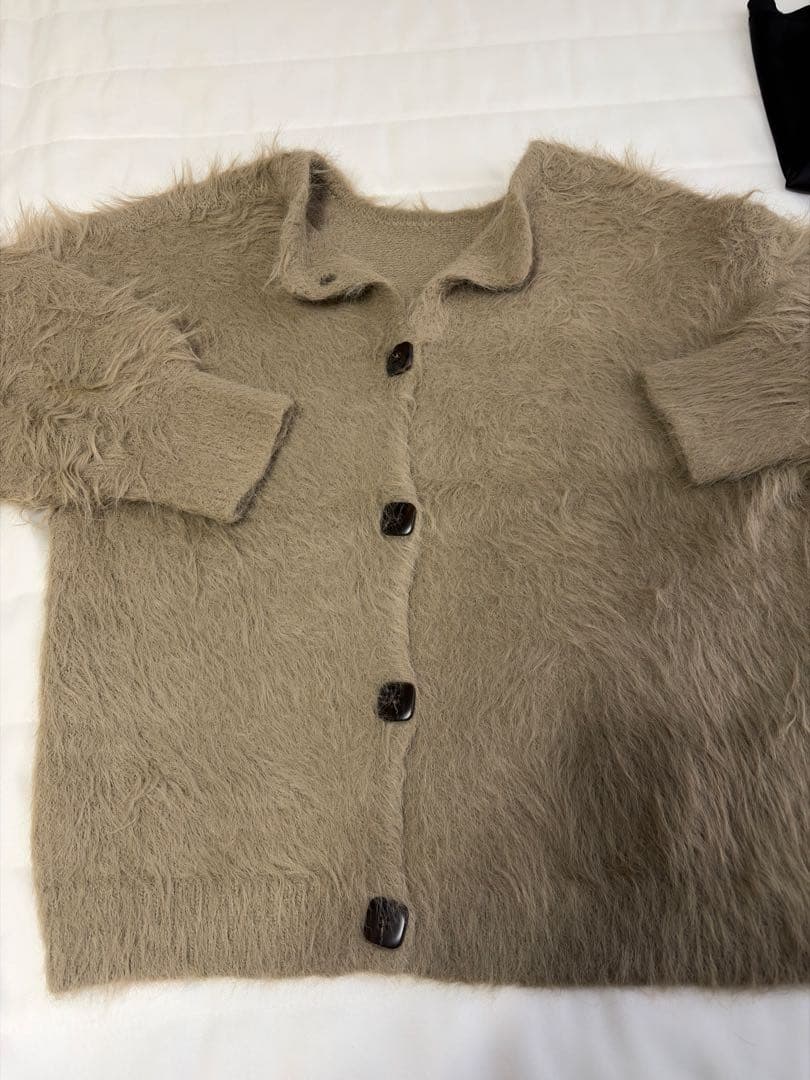 unliens shaggy knit シャギーニットカーディガン　アンリアン