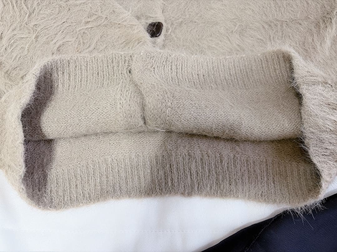 unliens shaggy knit シャギーニットカーディガン　アンリアン