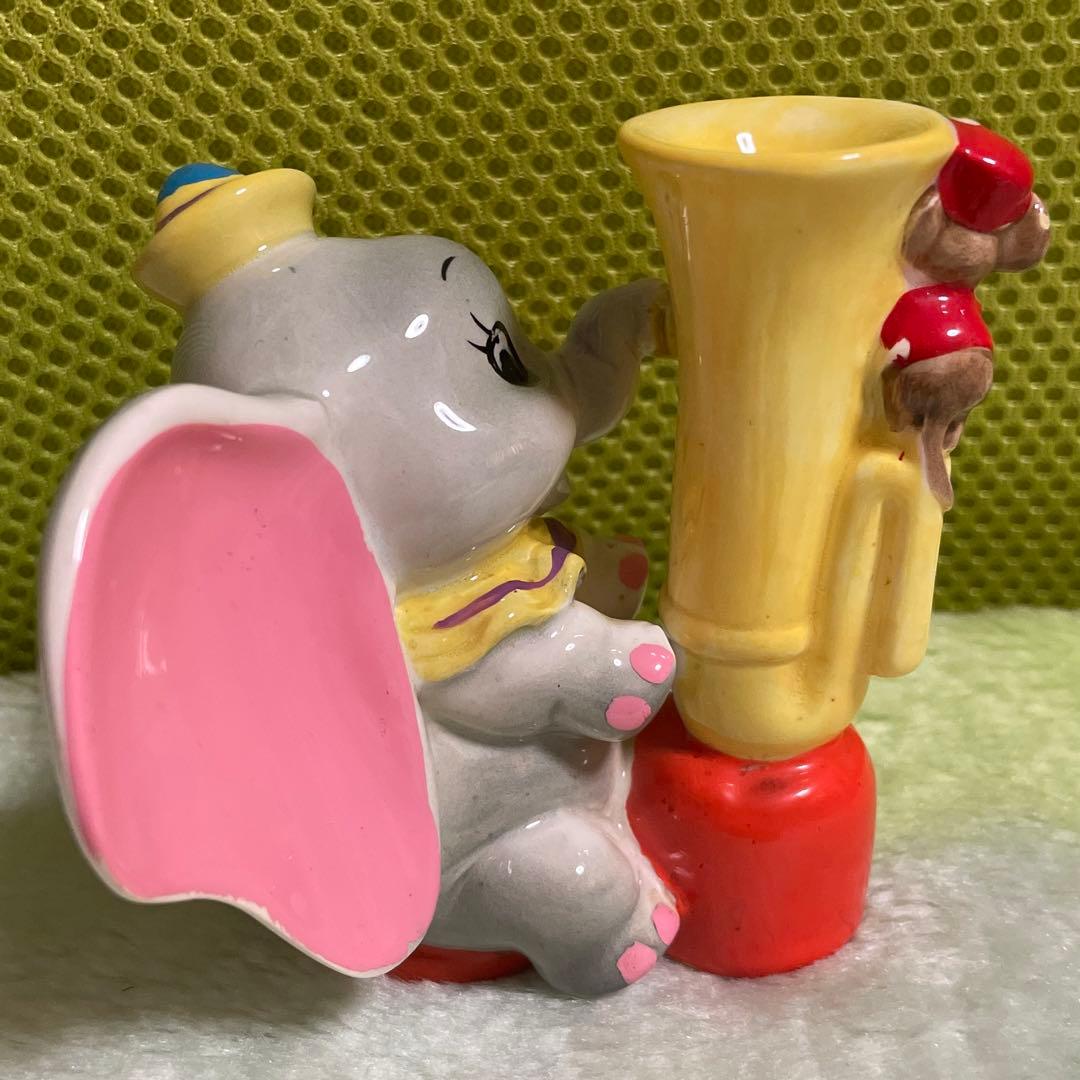 ディズニー ダンボ ティモシー 陶器 ビンテージ 陶器人形 ミニフィギュア 希少