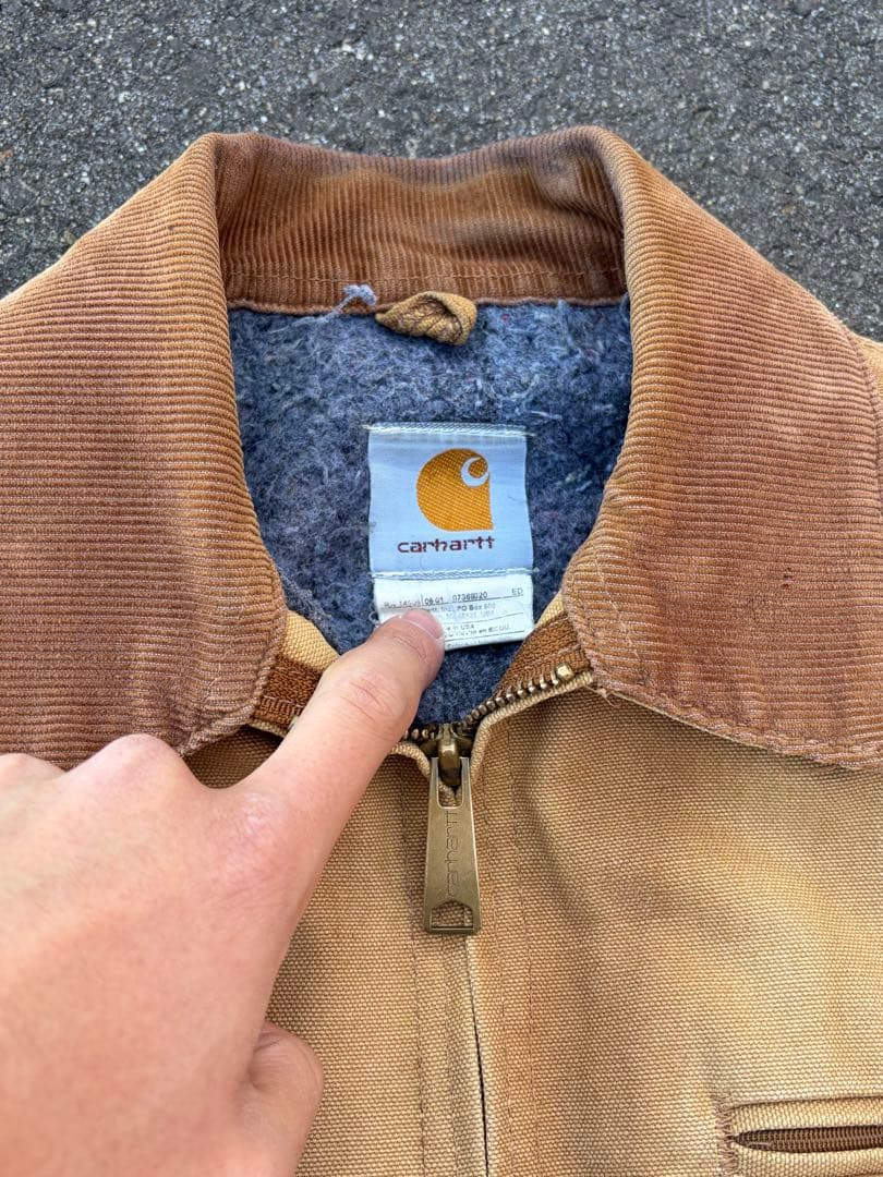 y*様 【USA製Carhartt】 jo1 BRNデトロイト ジャケット